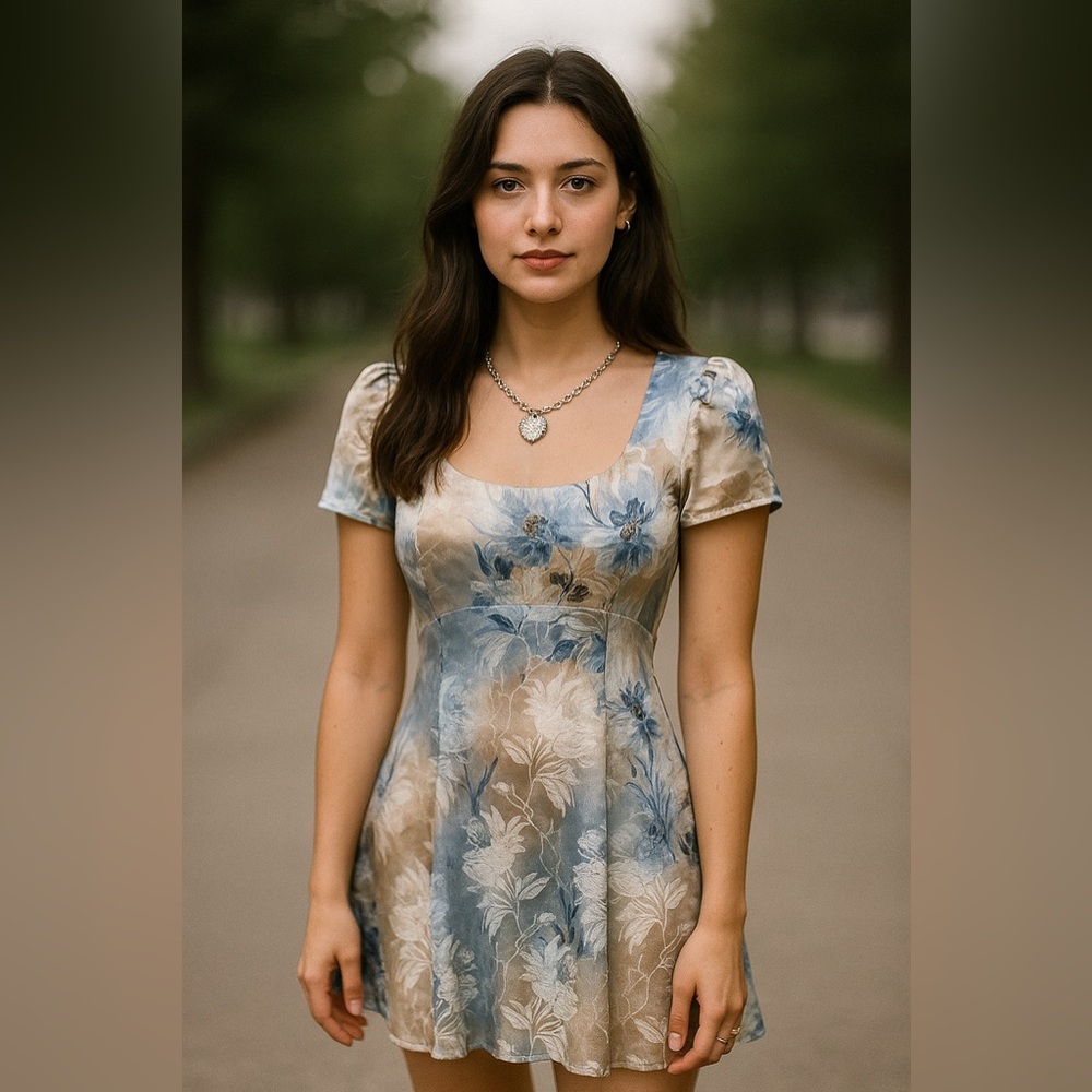 Chorus Line vintage floral mini dress